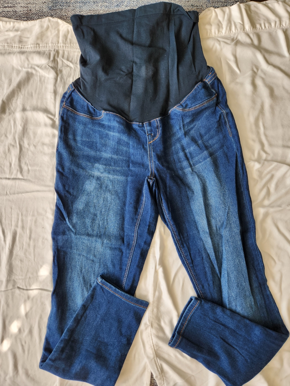 1822 Denim Butter Ankle Maternity Skinny Jeans Lennox
